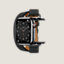 Space Black Series 7 case & Band Apple Watch Hermes Double Tour 41&nbsp;mm&nbsp;Attelage, View: front, front, view 3 of 3
