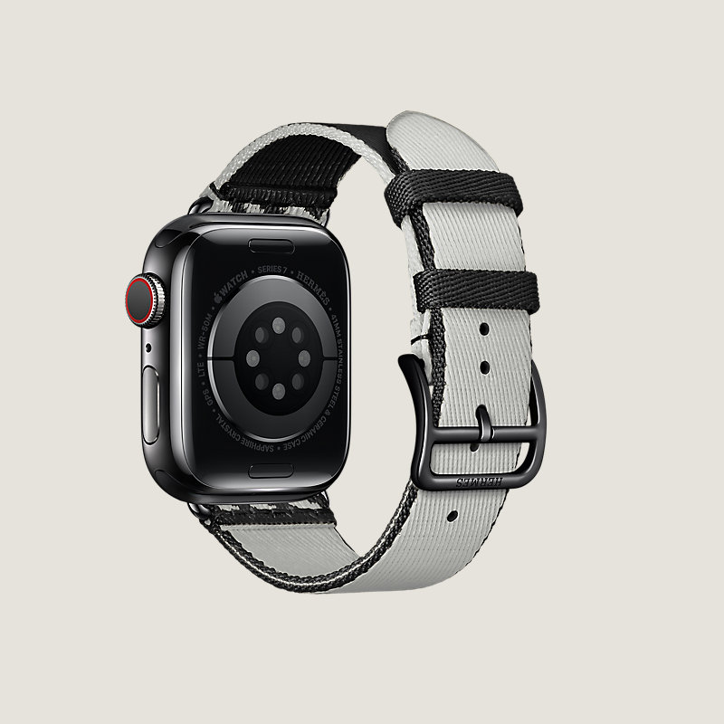 Space Black Series 7 case & Band Apple Watch Hermes Single Tour 41&nbsp;mm&nbsp;Jumping