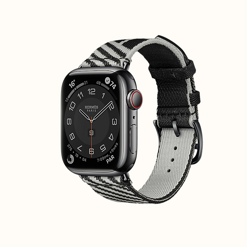 hermes noir apple watch