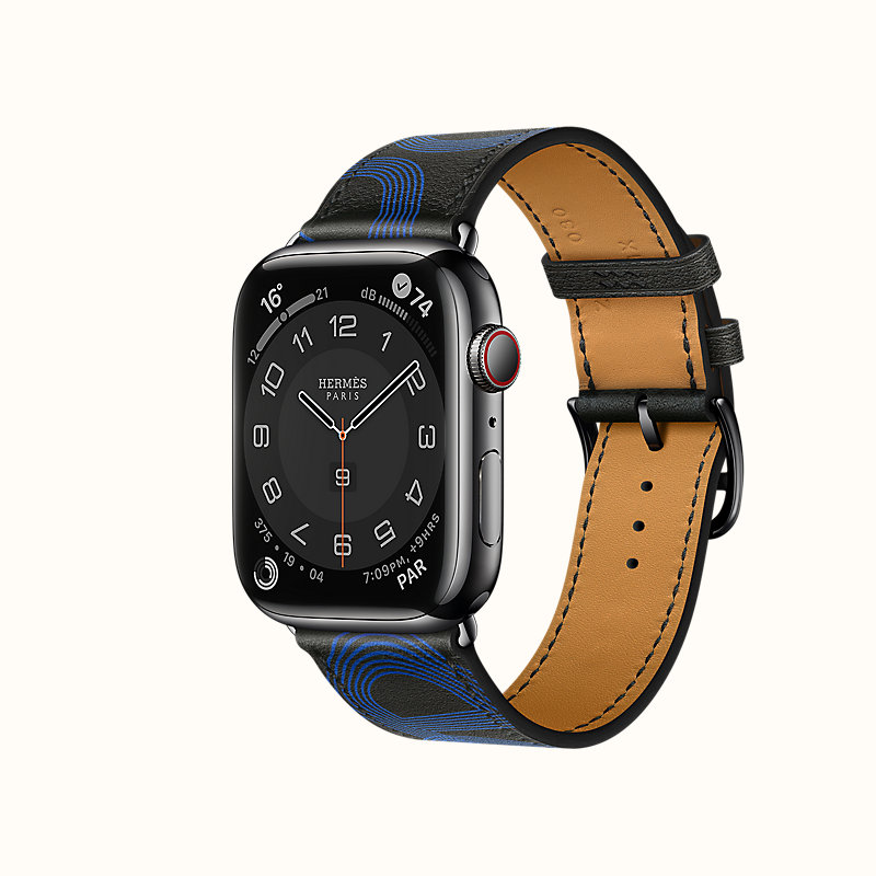 apple watch orange hermes band