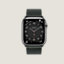 Space Black Series 8 case & Band Apple Watch Hermès Single Tour 45&nbsp;mm, View: front, front, view 1 of 4