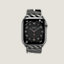 Space Black Series 8 case & Band Apple Watch Hermes Single Tour 45&nbsp;mm&nbsp;Jumping, View: front, front, view 1 of 4