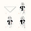 Space Derby scarf 90, View: Detail, detail, view 4 of 4