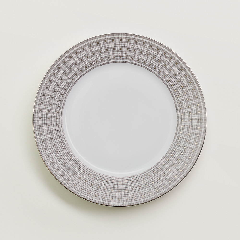 Speiseteller Mosaïque au 24 Platin | Hermès Deutschland