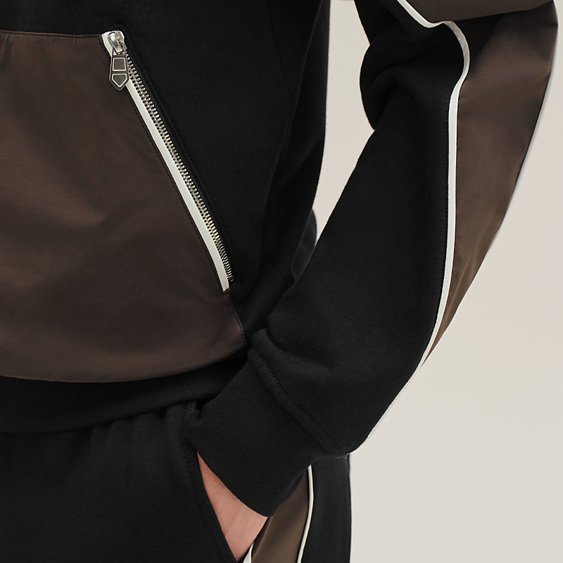 Sport capsule hooded sweater - Green - 3XL | Hermès Canada Sport capsule hooded sweater - Green - 3XL | Hermès Canada