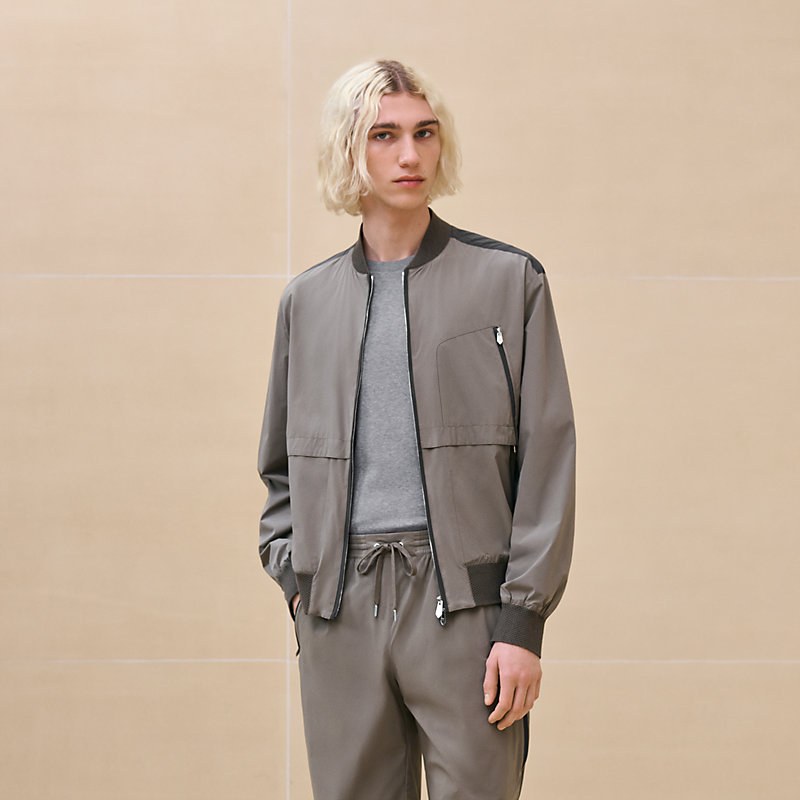 Sport capsule rib-trim jacket | Hermès Macau SAR