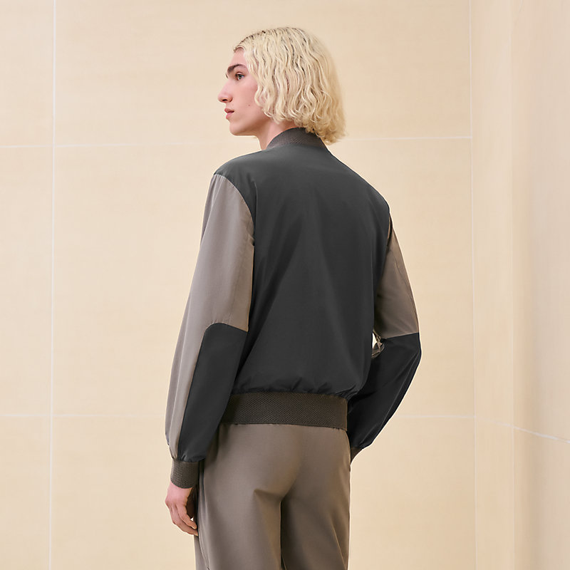 Sport capsule rib-trim jacket | Hermès Macau SAR 