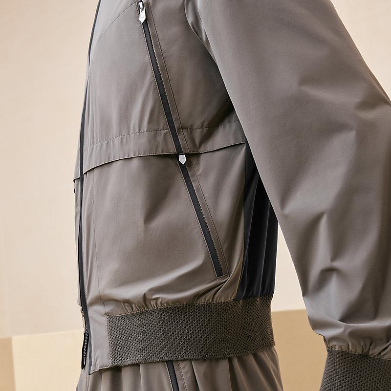 Sport capsule rib-trim jacket | Hermès Macau SAR 
