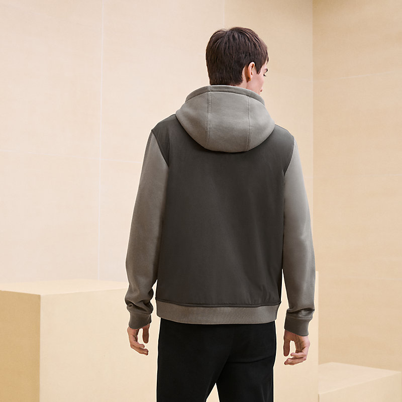 Sport capsule zipped hooded sweater | Hermès UK