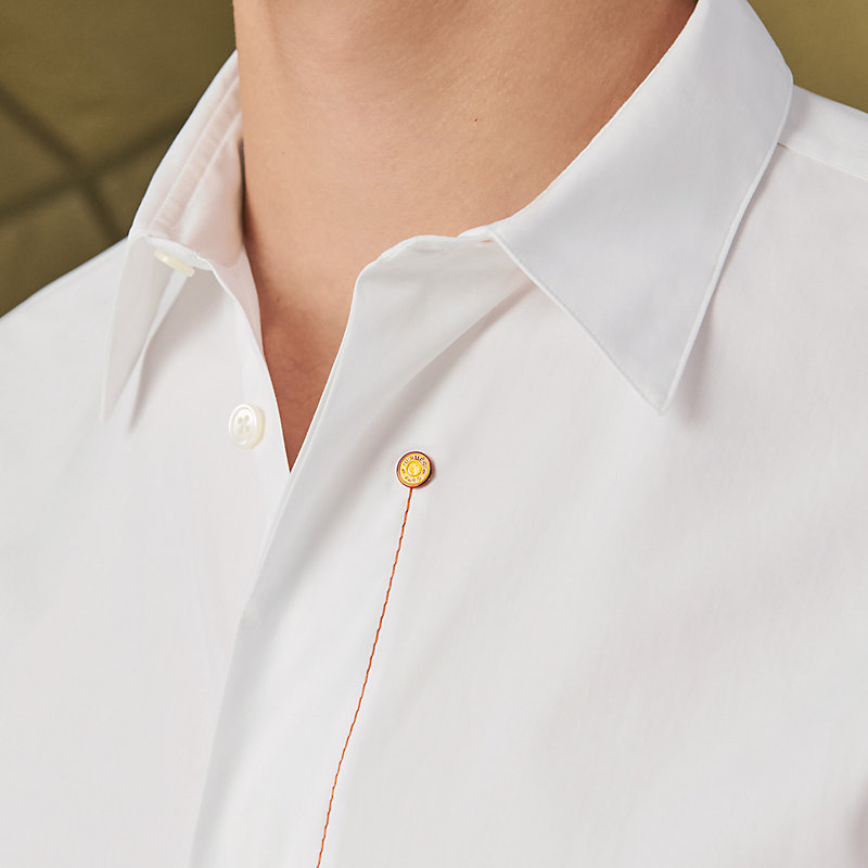 Sporty fit shirt with Emile collar