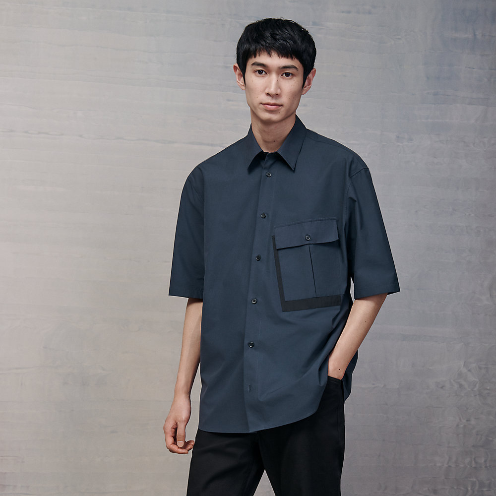 Sporty fit shirt with pocket | Hermès Malaysia