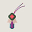 Square rosette, View: front, front, view 3 of 3