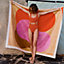 Squeeze beach towel, View: Worn, worn, view 2 of 3