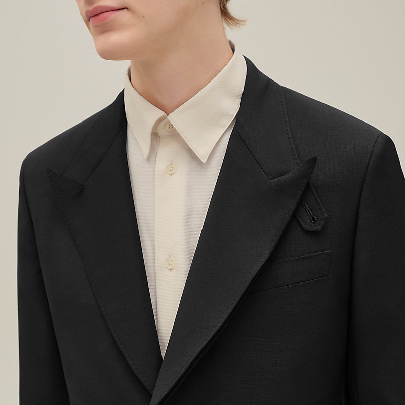 Stadium jacket with satin detail | Hermès Macau SAR