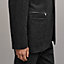 Stadium Relax jacket with leather detail, short model, View: Worn, worn, view 5 of 6