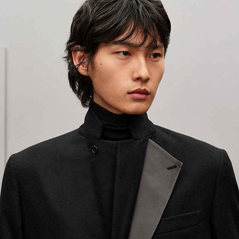 Stadium Relax jacket with leather detail, short model, View: , view 5 of 7