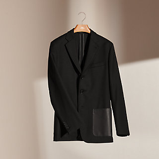 Stadium Relax jacket with leather pocket | Hermès Macau SAR Stadium Relax jacket with leather pocket | Hermès Macau SAR