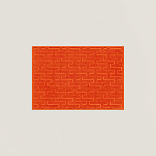 Stairs hand towel, Orange Feu