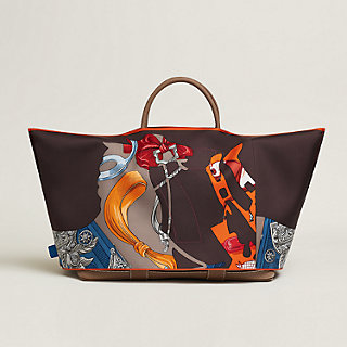 Charitybuzz: Hermes Garden Party 36 Handbag with Twilly Silk Scarf