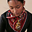 Stately Wheels scarf 90, View: Worn, worn, view 2 of 3