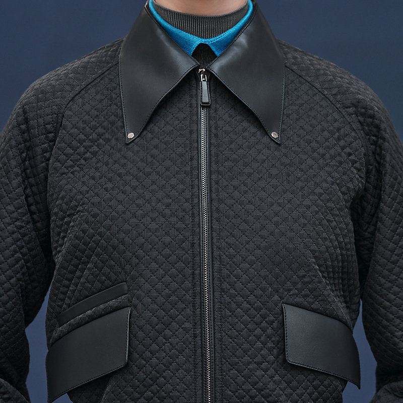 Steppblouson mit Lederdetails und "H Kelly"-Print, Ansicht: , Ansicht 5 von 7