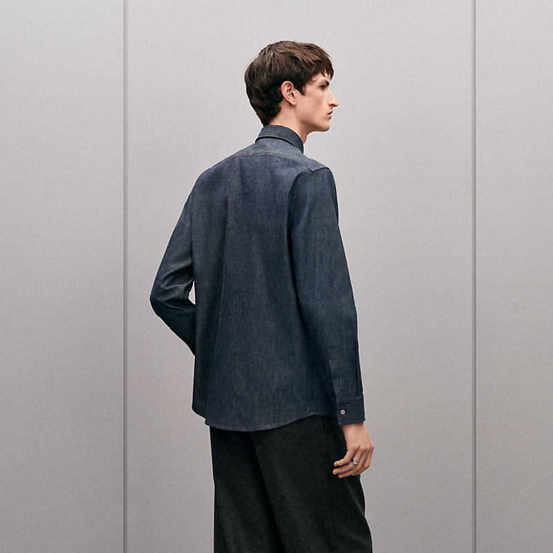 Straight cut denim shirt, View: , view 3 of 5