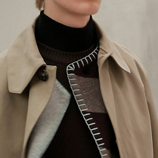 Straight cut jacket - Blue - 56 | Hermès Canada