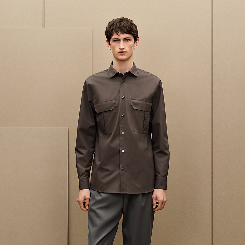 Straight cut shirt with gusset pockets, View: , view 3 of 7