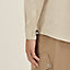 Straight cut shirt with leather detail, View: Worn, worn, view 5 of 5