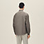 Straight cut shirt with leather detail, View: Worn, worn, view 3 of 5