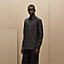 Straight cut shirt with leather detail, View: Worn, worn, view 2 of 6