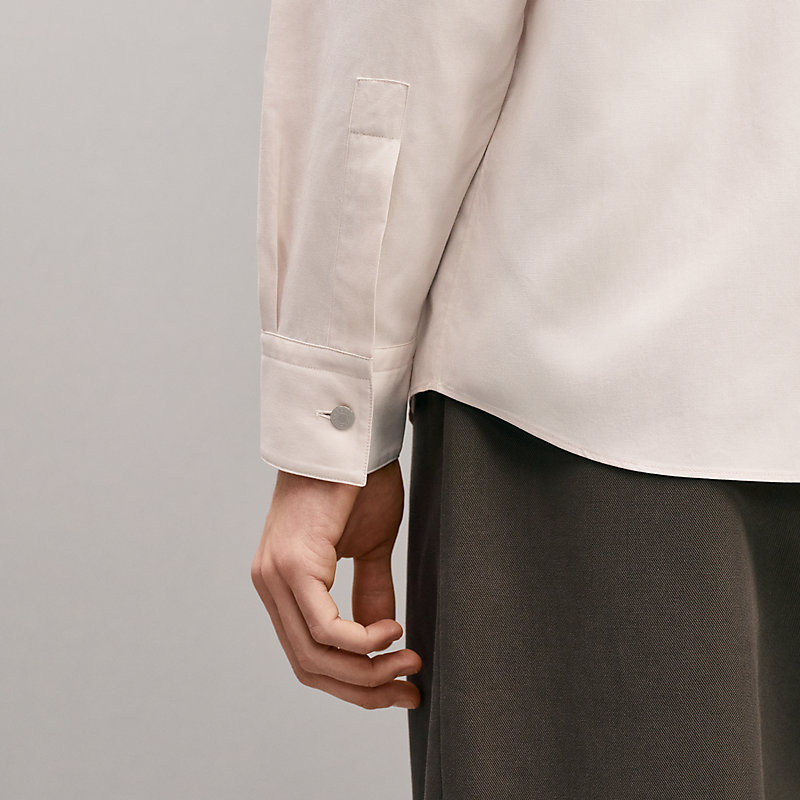Straight cut shirt with Paolo collar