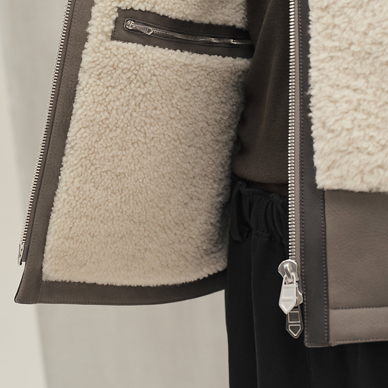 Straight cut vest - Blue - 60 | Hermès UK