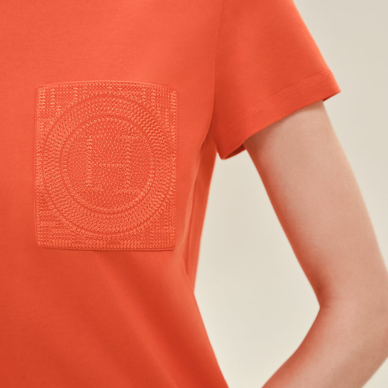 Hermes Embroidered Pocket T-Shirt