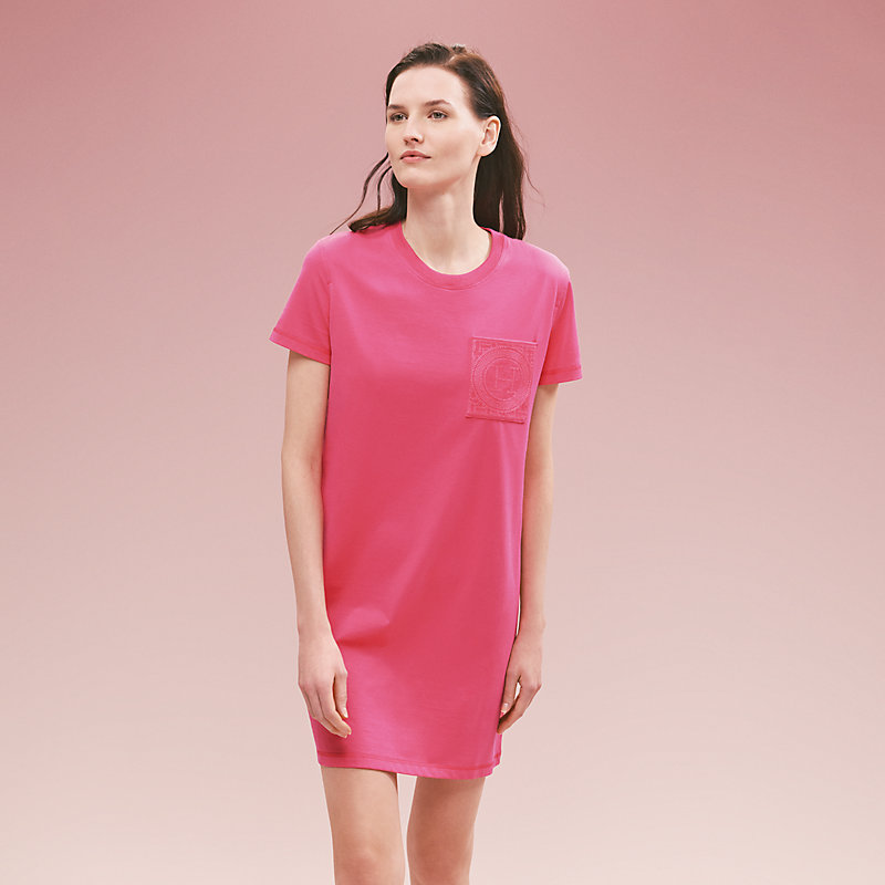 open lace back dress Pink Half Button Up Collar Front Pocket Short Sleeve Dress *FINAL SALE –  SSYS