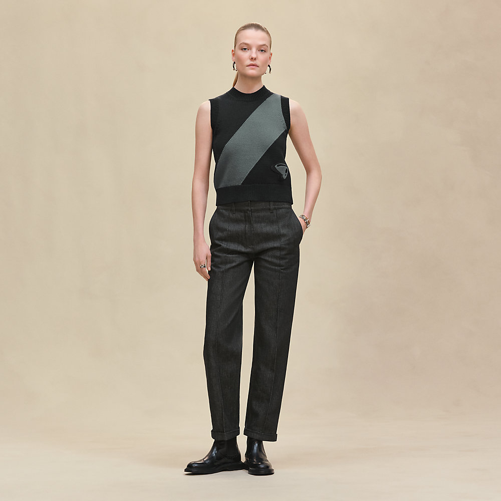 パンツ HERMES CLASSICAL STRAIGHT TROUSERS Straight leg pants | Hermès Netherlands