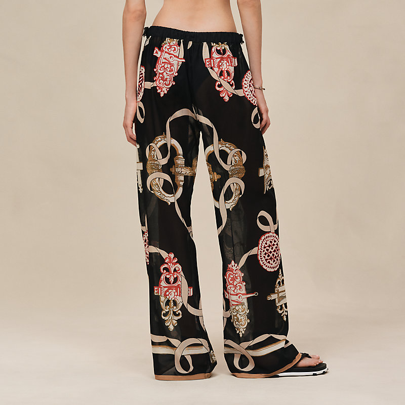 Strandhose mit "Ferronnerie Remix"-Print