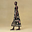 Strandkleid im Materialmix mit "Ferronnerie Remix"-Print, Ansicht: Getragene Ansicht, worn, Ansicht 1 von 6