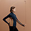 Stretching long-sleeve t-shirt, View: Worn, worn, view 3 of 6