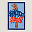 Succulent Sultan beach towel, View: Worn, worn, view 1 of 3