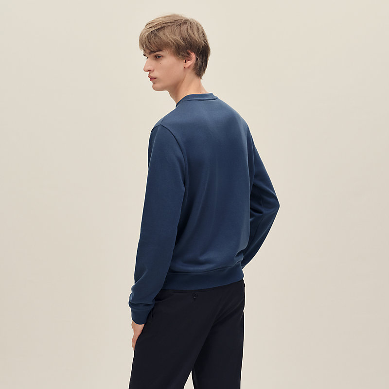 Sudadera con cuello redondo y aplique C.D.S., Vista: , vista 3 de 4