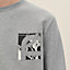 Sudadera con cuello redondo y aplique en seda "Ex-Libris", Vista: Ver artículo puesto, worn, vista 5 de 5