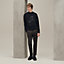 Suéter com gola redonda "Cheval tangram" em cashmere, Exibir: Sendo usado, worn, visualizar 3 de 6