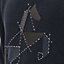 Suéter com gola redonda "Cheval tangram" em cashmere, Exibir: Sendo usado, worn, visualizar 6 de 6