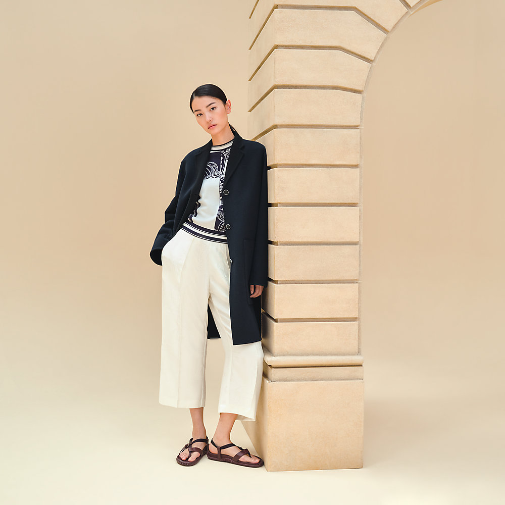 Supple cashmere coat | Hermès UK