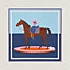 Surfing Fan scarf 65, View: Worn, worn, view 1 of 3