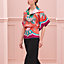 Surprise Petit h silk tunic, View: Worn, worn, view 6 of 8