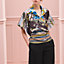 Surprise Petit h silk tunic, View: Worn, worn, view 8 of 8