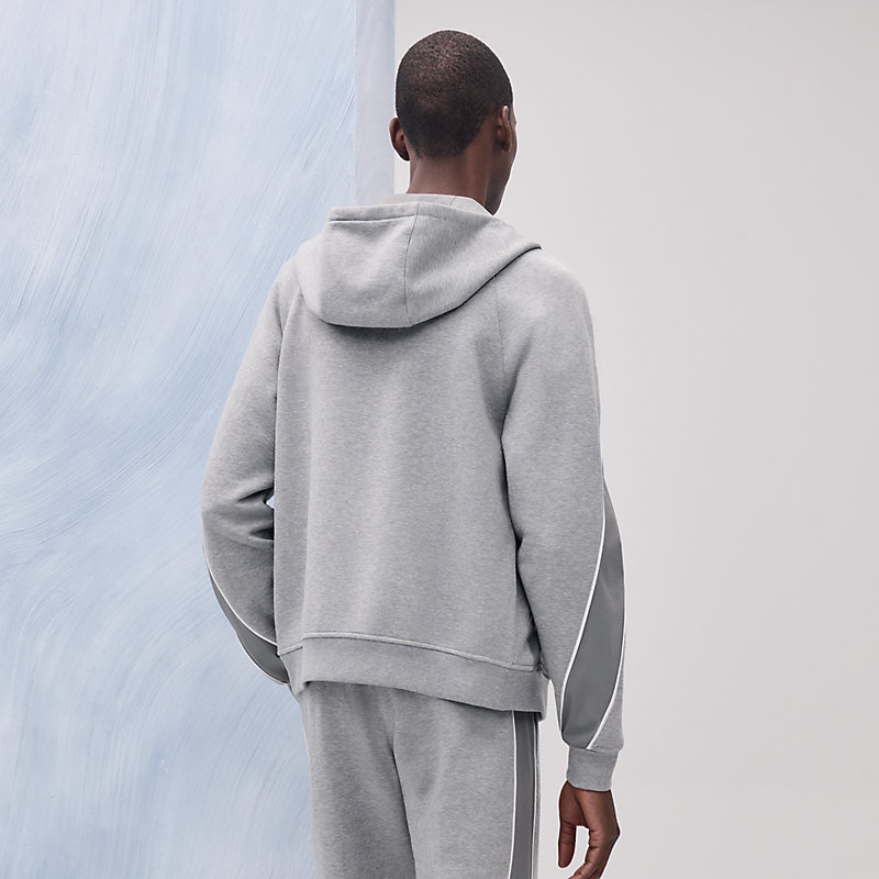 【洗練されたデザイン】HERMES Sweat a capuche zippe Sweat à capuche zippé Capsule Sport | Hermès France