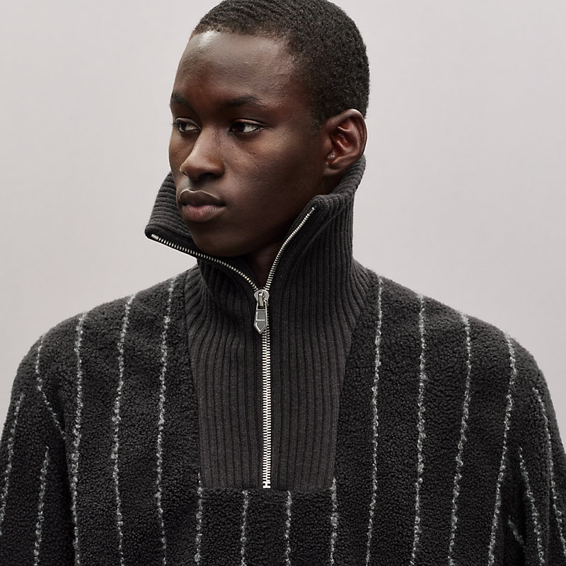 Sweat col montant «&nbsp;pinstripe&nbsp;»